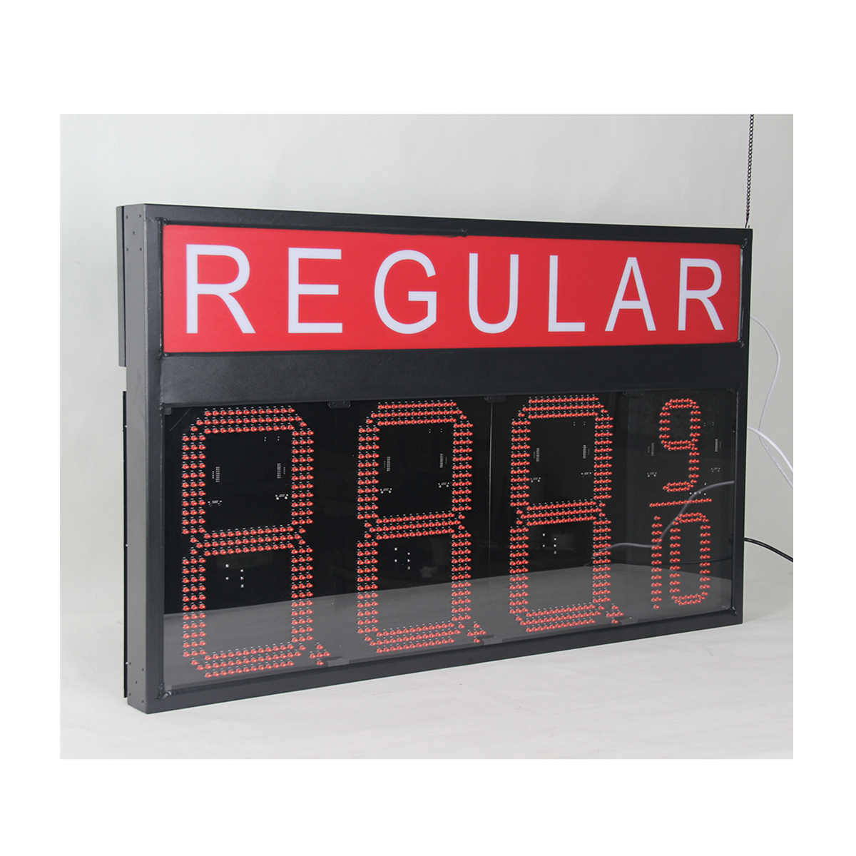 price led station signs
