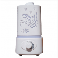 Carving Design 1500ML Ultrosonic Humidifier Aromatherapy Aroma Diffuser with LED Night Light and Two Nozzles