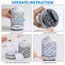 100ml Metal Aroma Diffuser with 7 Color LED Light and Waterless Auto-off, Cool Mist Humidifier for Home Yoga