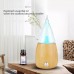 Fashionable  Glass & Natural Wood Waterless Nebulizer Aromatherapy Essential Oil Diffuser 
