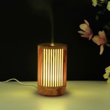 100ml Wood Grain Aromatherapy Diffuser, Waterless Auto-Off, Aroma Humidifier Good for Health