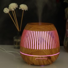 400ml Aromatherapy Essential Oil Diffuser 12 Hours Wood Grain Aroma Diffuser with Timer Cool Mist Humidifier for Large Room