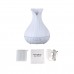 400ml White Aromatherapy Essential Oil Diffuser, Ultrasonic Cool Mist Humidifier with 4 Timer Settings for Office, Room, Spa