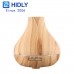 300ml Wood Grain Ultrasonic Oil Diffuser with Waterless Auto Shut-off, Adjustable Mist Mode, 7 Color Changing LED Lights 