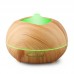 Hidly Wholesale 400ml Wood Grain Aromatherapy Essential Oil Diffuser with Soothing Color LED Light