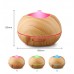 Hidly Wholesale 400ml Wood Grain Aromatherapy Essential Oil Diffuser with Soothing Color LED Light