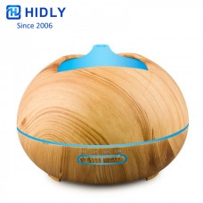 400ml Wood Grain Aromatherapy Essential Oil Diffuse Tiny Humidifier with Timer