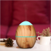 300ml  Wood Grain Egg-Shaped Air Humidifier Ultrasonic Aroma Diffuser with Colorful LED lights for Healthcare, Beauty Salon and Wedding Decor