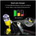 70ml Car Aroma Diffuser Humidifier with 360° Rotating Mist Output, External USB Connect, Aroma 2 in 1Car Diffuser