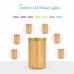 160ml Bamboo Aroma Diffuser Cool Mist Humidifier with Colorful Lights for Home/ Office/ Yoga