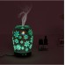 3D Glass 100ml Ultrasonic Cool Mist Aroma Diffuser with Amazing Night Lights for Home, Office, Hotel, Yoga, Spa