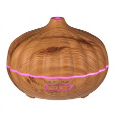 Pumpkin 500ml Wood Grain Essential Oil Diffuser, Cool Mist Humidifier with Four Timers, Waterless Auto-off for Beauty Salon