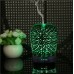 100ml Glass Essential Oil Diffuser Cool Mist Himidifier with 3D Firework Effect Professional Manufacturer 