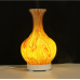 100ml New Marble Glass Vase Essential Oil Diffuser with Colorful LED Lights, Cool Mist Humidifier 
