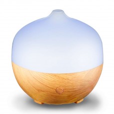 130ml Wood Grain Aroma Diffuser with 7 Changing Color LED Lights----Clearance Sale