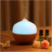 130ml Wood Grain Aroma Diffuser with 7 Changing Color LED Lights----Clearance Sale