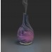 Handmade Marble Glass 120ml Ultrasonic Essential Oil Diffuser Cool Mist Air Humidifier with 7-Color LED Lights