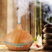 300ml Essential Oil Diffuser, Wood Grain Ultrasonic Aroma Cool Mist Humidifier for Office Home Bedroom Baby Room Study Yoga 