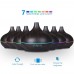 300ml Essential Oil Diffuser, Dark Wood Grain Ultrasonic Aroma Cool Mist Humidifier for Office Home Yoga Spa