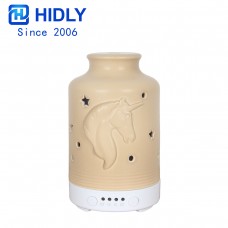 Hildy 100ml Ultrasonic Unicorn Ceramic Aromatherapy Diffuser Humidifier for Purification and Humidification