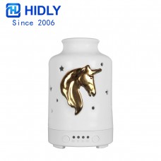 Hildy 100ml Ultrasonic Unicorn Ceramic Aromatherapy Diffuser Humidifier for Purification and Humidification H92151D