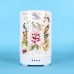 Hildy 100ml Ultrasonic Peony Pattern Ceramic Essential Oil Diffuser Air Purifier in Karaoke, Coffee Shop and Hotel