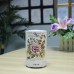 Hildy 100ml Ultrasonic Peony Pattern Ceramic Essential Oil Diffuser Air Purifier in Karaoke, Coffee Shop and Hotel