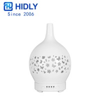 New100ml Hollow-carved Design Ceramic Aromatherapy Diffuser Aroma Humidifier for Wedding Planning and Christmas Gift 