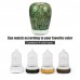 Green Vase Marble Glass 100ml Ultrasonic Cool Mist humidifier Whisper-Quiet Aroma Diffuser 