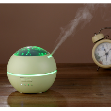 150ml Electric Ultrasonic Aroma Diffuser Household Mini Humidifier with Creative Atmosphere Night Light for Yoga, Home, Bedroom