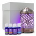 Essential Oil Diffuser, 100ml Metal Aromatherapy Diffusers for Essential Oils, 7 Color Night Light Waterless Auto Shut-off
