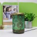 100ml Metal Aromatherapy Diffuser for Essential Oils, 7 Color Light Humidifier with Waterless Auto-off Function 