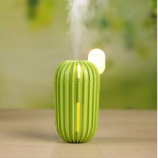 200ml USB Cactus Humidifier with Beautiful Light Card Little Decor in Study, Living Room, and Office