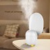 300ml Super Cute USB Humidifier with Warm Light to Purify and Humidify the Air Waterless Auto-off