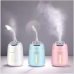 330ml Mini USB Humidifier Air Fresher Car Aroma Diffuser with Mini Fan and Night Light 