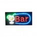 Hidly 12*24'' Bar Open LED Sign Advertising Sign Business Animated Motion Display Billboard