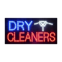 12*24 Inches Dry Cleaners LED Light Sign, LED Neon Sign with On/Off Switch, Plug and Play