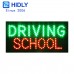 12*24'' Driving School LED Open Sign Super Bright Lighted Display Board with Animation + On/off Switch +Chain