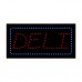 DELI Ultra Bright LED Open Sign for Sandwiches, Pizza, Delicatessen Businness Store 24*12 inches