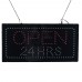 LED Open 24 HRS Light Sign for Business Shop Store 24 x 12 inches