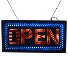 LED Open Light Sign for Business Shop Store 19 x 10 inches