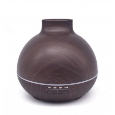 400ml Large Capacity Aroma Diffuser Dark Wood Grain Humidifier Customized Gift