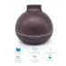 400ml Large Capacity Aroma Diffuser Dark Wood Grain Humidifier Customized Gift