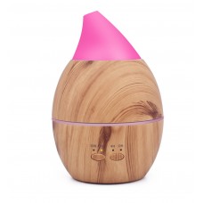 Light Wood Grain Essential Oil Diffuser 300ml Ultrasonic Aroma Humidifier with 7 Color LED Light 