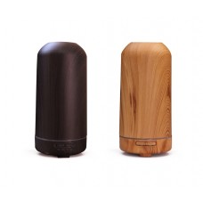 100ml Wood Grain Essential Oil Diffuser Ultrasonic Humidifier with 7 Color LED Lights and Timer for Business Gifts, Hotel 