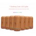 100ml Wood Grain Essential Oil Diffuser Ultrasonic Humidifier with 7 Color LED Lights and Timer for Business Gifts, Hotel 