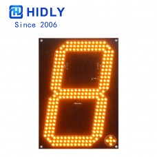 12 Inch Oblique Yellow Led Digital Boards