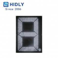 24 Inch White Right Angle LED Digit