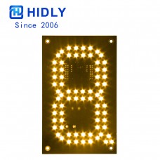 6 Inch Yellow LED Digital Board