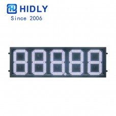 10 Inch Super Bright White Gas Led Price Displays